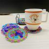 DIY Diamond Painting Coasters Undersea World Mandatura 5D Painted Embroidery Mosaic Kitchen