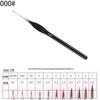 Custom Wear-Resistant Elastic Precision Brush for Line Drawing and Oil Painting with Triangular Handle and Wolf Hair 