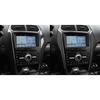 2Pcs For Ford Explorer 2013-2019 Car Interior Central Console Side Cover Trim Decor Stickers Carbon Black