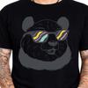 Cool Panda Sunglasses T-Shirt Retro Bear Graphic Tee Animal Lover Gift Shirt.