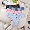 Pantaloni Scurți de Damă din Denim Ultra-Scurți Rupeți - Stil Sexy European și American de Vară