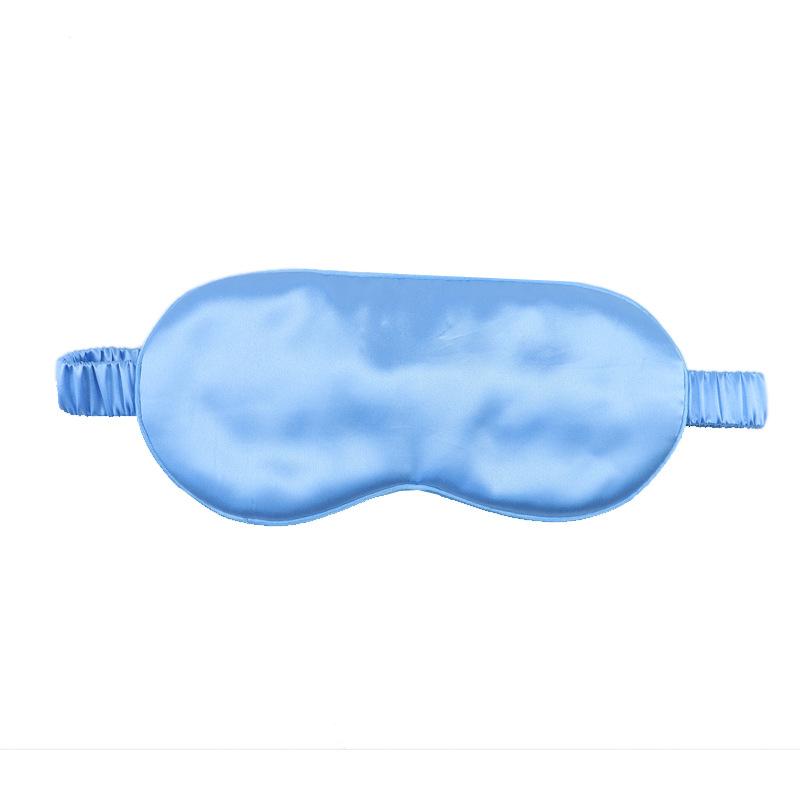 Mulberry silk eye mask custom embroidery printing sleep shading eye mask silk