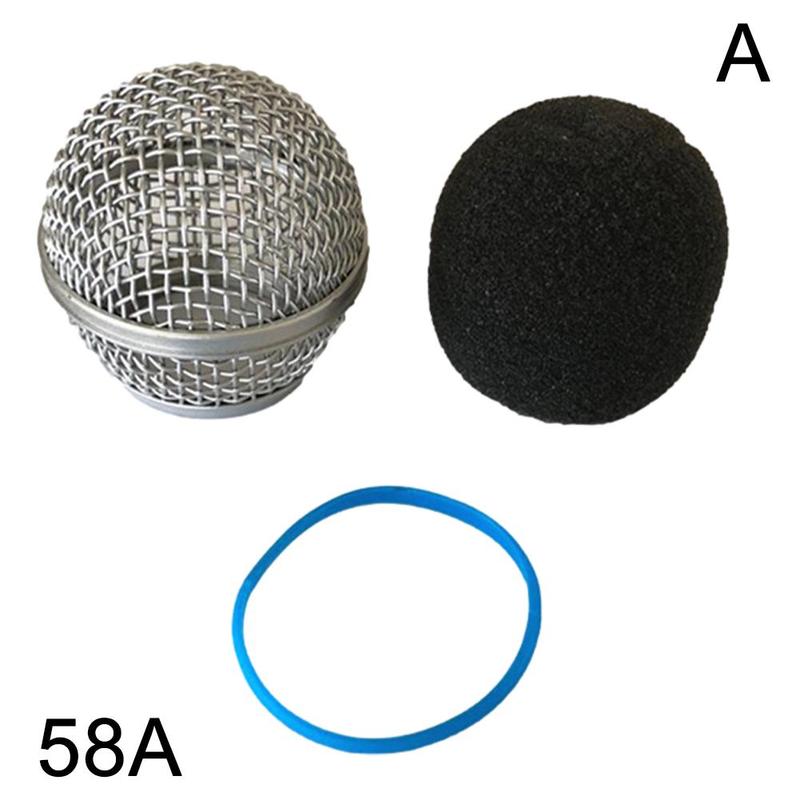 Microphone head coverMicrophone Grilles Replacement Ball Head Mesh Microphone Fits for Grille Beta Microphone Shure