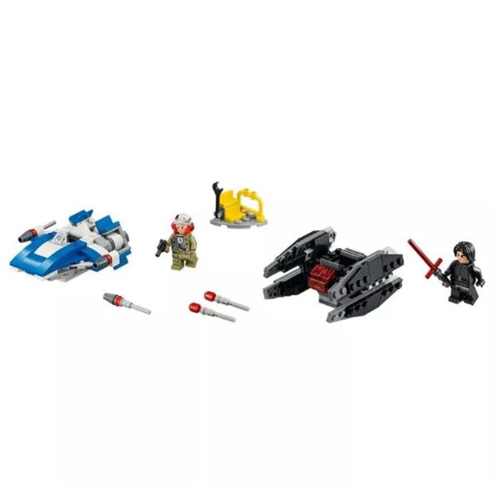 LEGO Star Wars A-Wing Vs. TIE Silencer Microfighters 75196