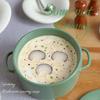 1/12 Puppenhaus Mini Sahne-Pilzsuppe Topf Modell Puppenhaus Simulation Küchen Dekoration Zubehör Rollenspiel Spielzeug