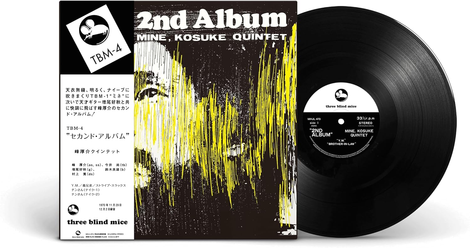 

LP Record KOSUKE MINE QUARTET - Second Album MHJL473 three blind mic 2025 Japan Jazz