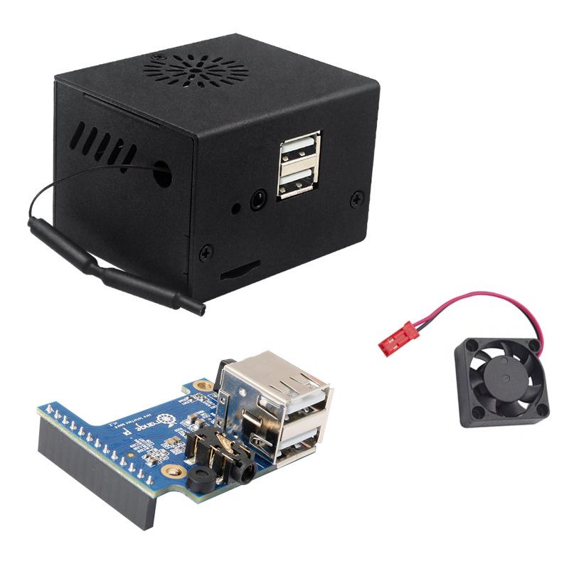Orange Pi Zero 3 Metal Case with Expansion Slot: Durable Development Board Protective Shell