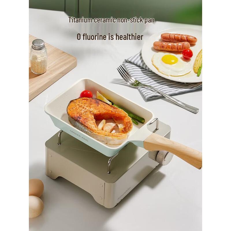 Cooker King 18cm Ceramic Non-Stick Tamagoyaki Pan