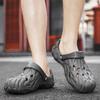 Men’s Large Size Closed Toe Buckle Sandals Slippers (Sizes 46-49) for Beach
