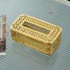 Stylish Nordic Iron Tissue Box, Decorative Napkin Holder for Living Room, Bedroom Coffee Table Home Decor