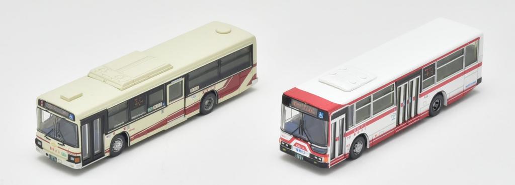 The Bus Collection Bus Collection Joint Operation Series 2: Nagoya City Transportation Bureau Meitetsu Bus, Set of 2, Diorama Supplies