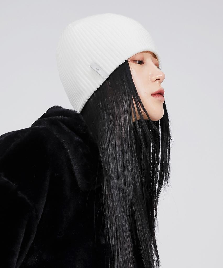 Peulleeoeob 2.Flare Knit Beanie - Off White (Fl-716)
