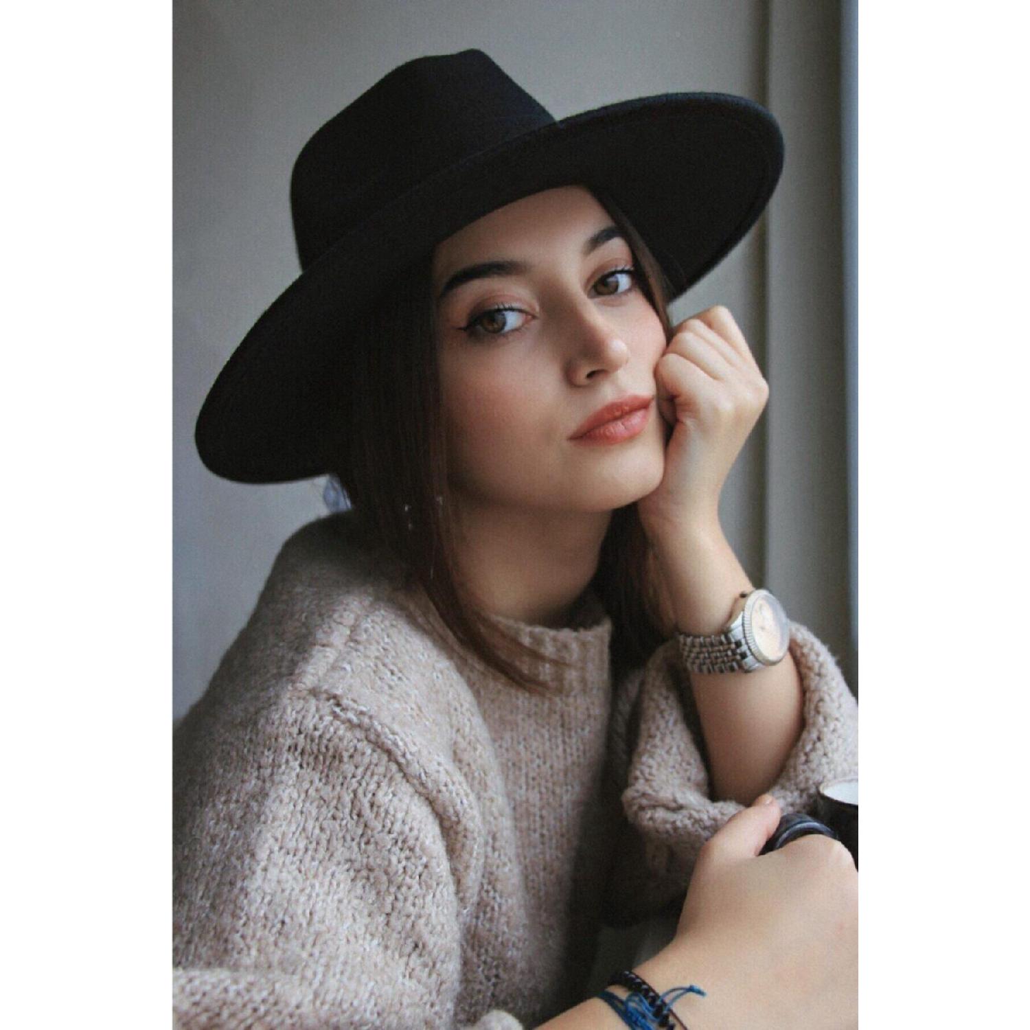 

Капелюх Fedora Однотонний ковбойський капелюх Standart чистий
