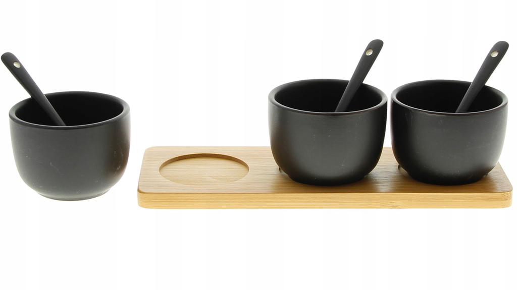 BOWLS CONTAINERS FOR SAUCE AND DIP 3 pcs SET