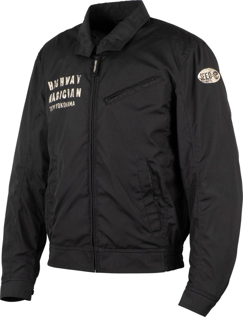 Cotton Twill Jacket Black M [Yellow Corn] SJ-5100