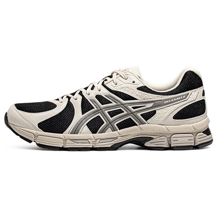 Asics Gel-Exalt 2 Fabric Synthetic Leather Comfortable Daily Wear Durable Low-Top Lifestyle Shoes Men Sneaker Beige 1011B918-002