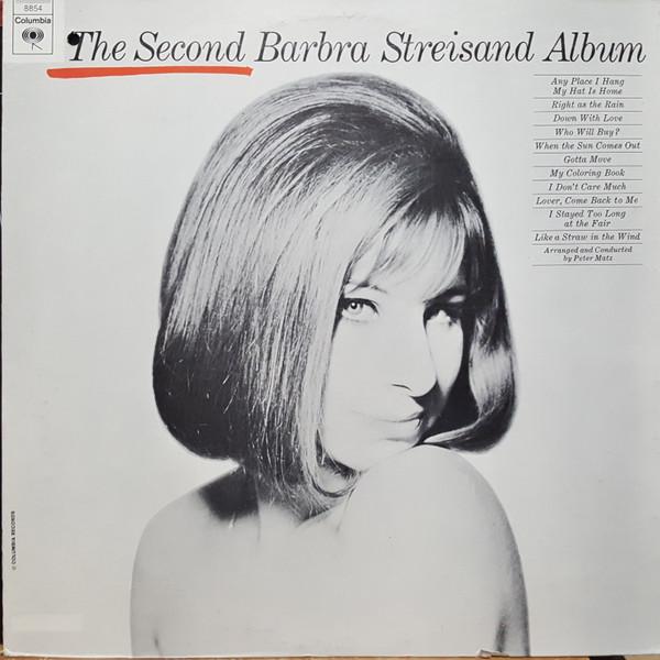 Виниловая пластинка BARBRA STREISAND The Second Barbra Streisand Album PC8854 Columbia US Jazz Б/у
