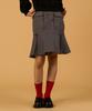 Collet Midi Cargo Strap Flare Long Skirt [Gray]
