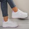 New Style Casual Shoes For Women, Ladies Platform Shoes, White Shoes, Comfortable Sneakers, Increase Height By 5cm
