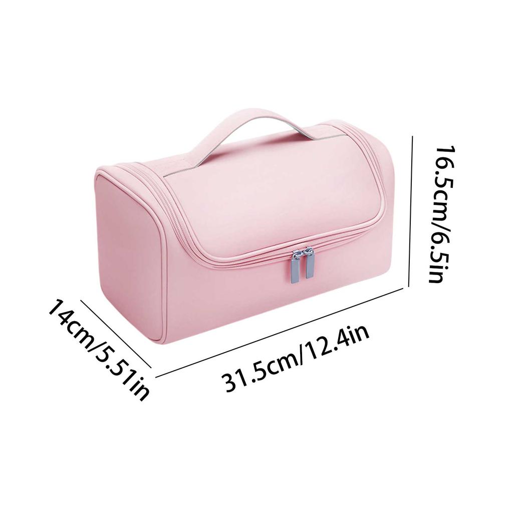 Quilted Travel Storage Bag Shockproof Padded Portable Hair Tools Bag Large Capacity Hair Straightener Container for Home Storage