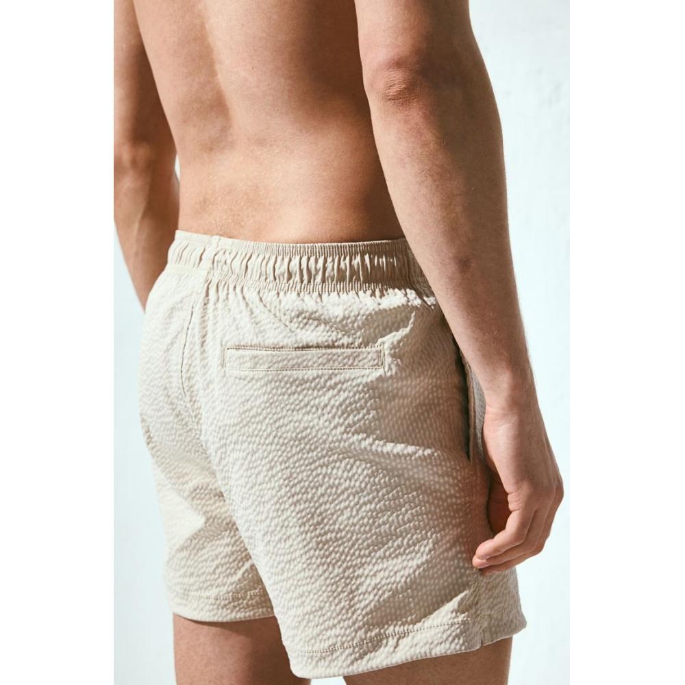 H M Seersucker swiM sHorts Beige