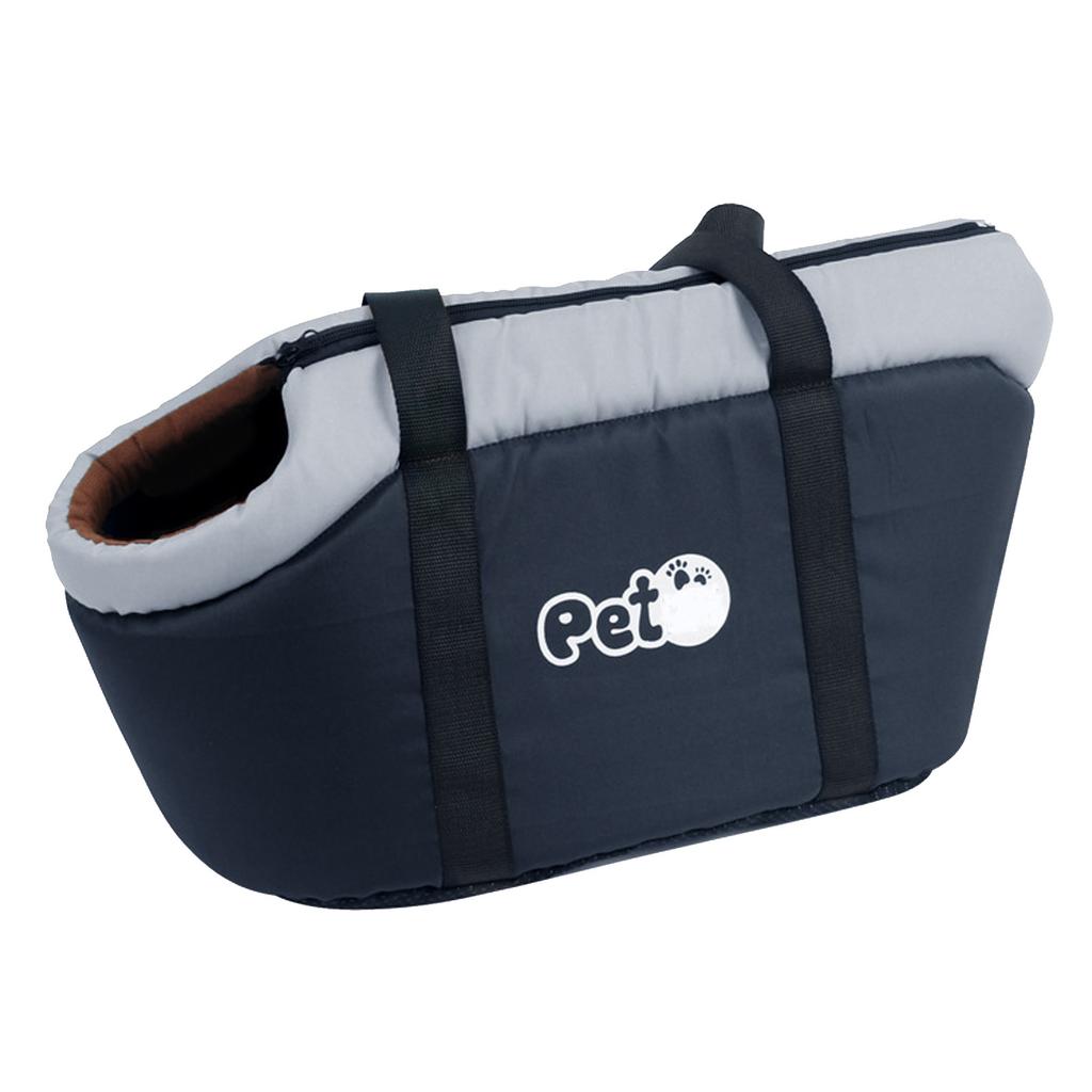 Cat Carrier Myk Vanntett Pustende Sammenleggbar Portable Pet Dog Travel Carrier Bag med skulder