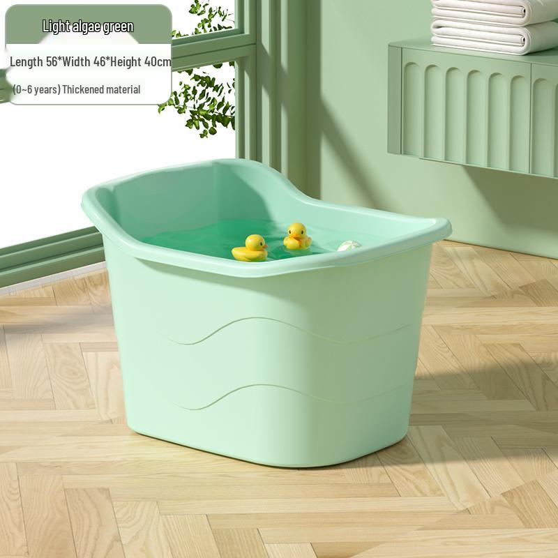 Large Infant & Child Soaking Bathtub - Full Body Bath Tub for Home