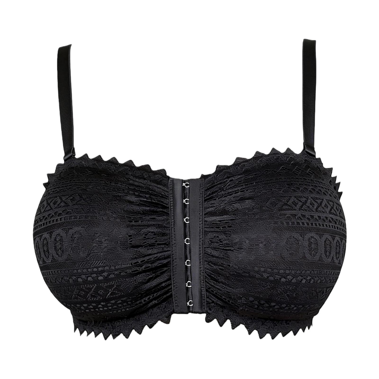 Zeriluna Lace Front-Closure Soft Breathable Daily Bra 1XL