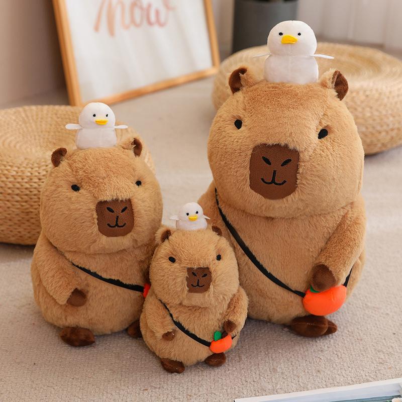Capybara Plush Pillow Squishy Bubble Cushion Decoration Girl Kids Birthday Gift
