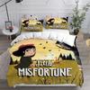 Home Textiles Little Misfortune Bedding Sets Comforter Quilt Bed Cover Duvet Cover Pillow Case 2-3 Pieces Sets Kids Adult Size