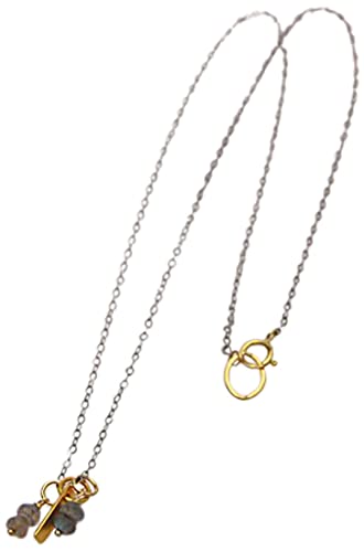 

Гавайские украшения подвеска лабрадорит 14k позолоченный длина 40 см [BreezyIsland]