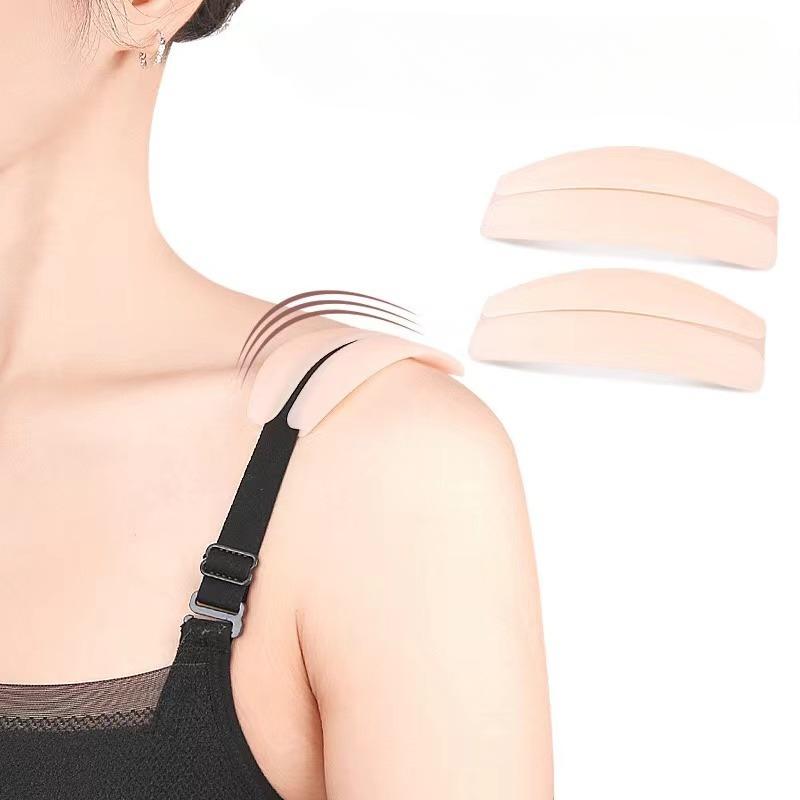 Bra Extenders 2/6pcs Washable Anti-slip Soft Silicone Bra Strap Cushions Shoulder Pad