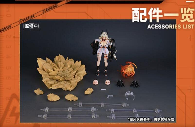 Scale Finished Sakura Girl NO1 B Beautiful Girl Movable Figure Toy Weapon Set 7th Edition [Kanokara] 1/12 Ane-sama [Used]