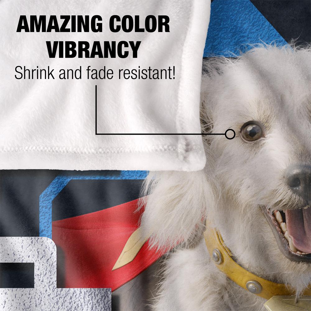 Superman Silky Diamond Krypto Supersoft Blanket
