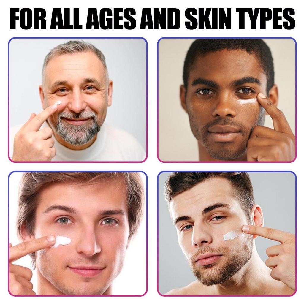 Crema facial para hombres Crema hidratante y humectante Reparadora facial Aclara líneas finas Crema facial reafirmante antiarrugas