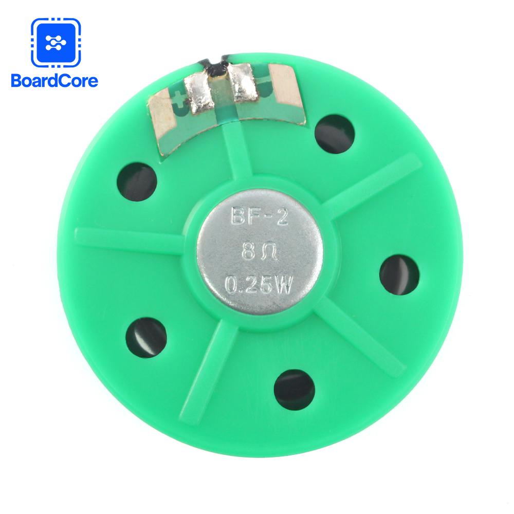 5 Stück Durchmesser 40MM Lautsprecher 8 Ohm 0,25W Kunststoffgehäuse Innenmagnet 40MM×5MM 8R 0,25 Watt Lautsprecher für Spielzeugauto Hupe