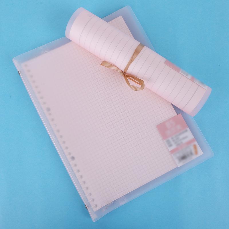 1 szt. Notatnik B5 na luźnych kartkach Studenci Mogą Odpinany Cienki i Prosty Elastyczny Notatnik na Luźnych Kartkach Można Nosić Notatnik Spiralny