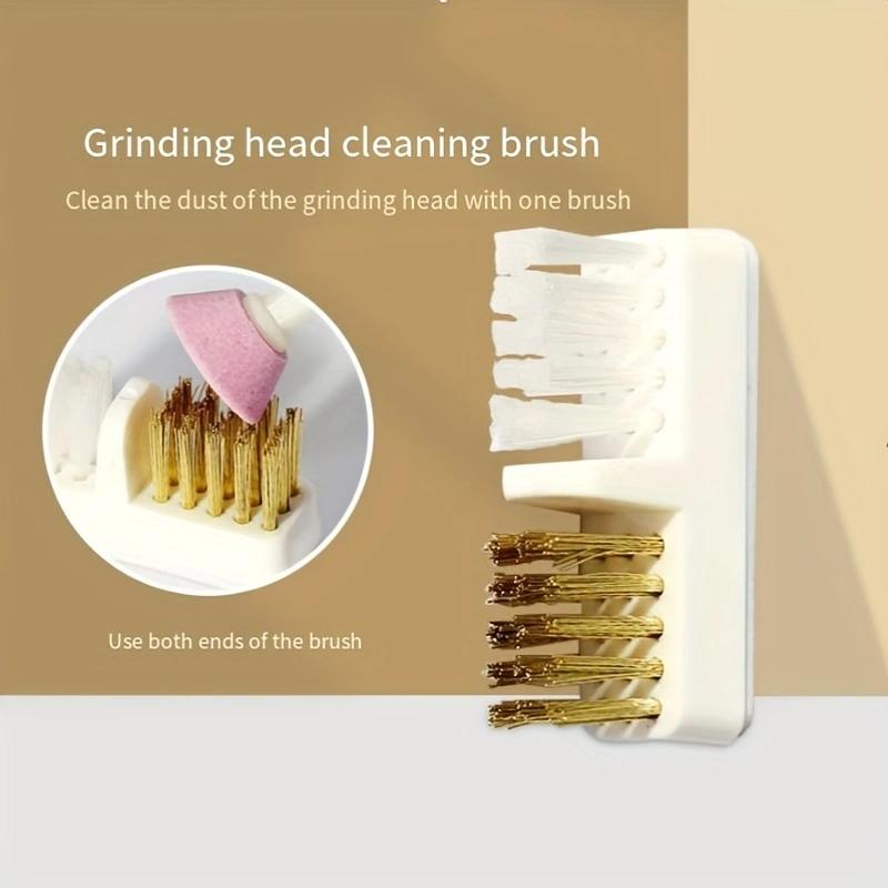 Copper Wire Nail Drill Bit Polishing Head Cleaning Brush Remove Dust Soft Hair Tools