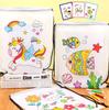 Children Handmade DIY Environmental Protection Graffiti Non-woven Bags Kindergarten Kids Art Painting Coloring Hand Craft Toys