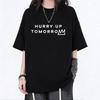 Limited Rapper The Weeknd Tshirt Hurry Up Tomorrow Graphic T Shirt Unisex Women Hip Hop Fashion Oversized Tshirts Unisex Streetwear