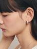 Getmebling [Silver 925] Double Wave Earrings