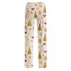 Women's Casual Christmas Print Pants Loose Fit Holiday Trousers