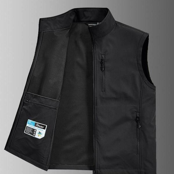 K 62191 Soft Shell Vest Outdoor Logo Embroidery Soft Shell Warm Vest