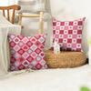 Valentines Day Cushion Cover Natural Linen Organic Fabric DoubleSided Printing Sofa Home Decor Gift Pillow Cover