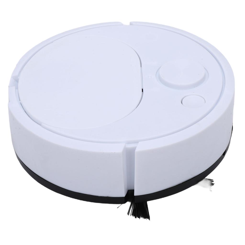 Robot Aspirapolvere Mini Automatico con Rilevamento Ostacoli Ricarica USB 3 in 1 Robot Spazzante Intelligente per Pavimenti in Legno Tappeti
