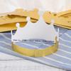 Paper Gold Card Crown Birthday Hats Theme Parties Wedding Parties Baby Shower Costume Gold 19.5 X 19.5 X 11.5cm