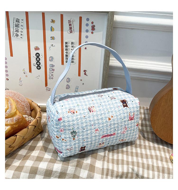 

Новая свежая и милая женская сумка, мультяшная сумка через плечо из пеноматериала, модная косметичка, контрастный цвет, двойной карман, сумочка