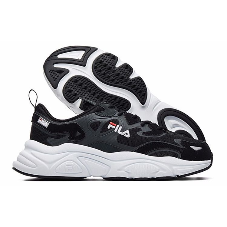 FILA Mars 1 Mesh Fabric Synthetic Leather Mars Sports Comfortable Shock Absorption Wear-Resistant Breathable Low-Top Casual Shoes F12M041117FBG