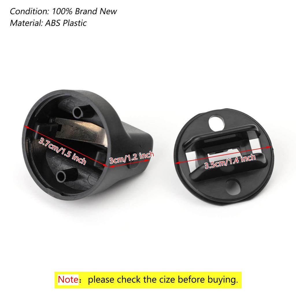 Artudatech Automotive Parts Mazda Speed 6 Ignition Key Knob Push Turn Switch Base Mount Set - CX-7 CX-9 & (2PCS)