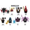 WM6220 Building Blocks, Mini Action Figures, Accessory Collection, Dolls, Toys, Children's Birthday Gifts